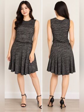 Women Dress Wassiko Size XP TP Black/gray Sleeves Dress with size pockets China